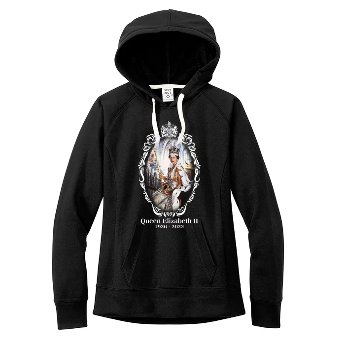 RIP Queen Elizabeth II 1926 2022 Women's Fleece Hoodie