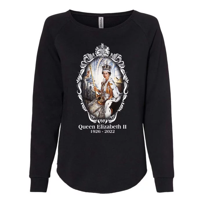 RIP Queen Elizabeth II 1926 2022 Womens California Wash Sweatshirt