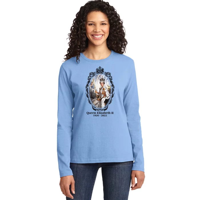 RIP Queen Elizabeth II 1926 2022 Ladies Long Sleeve Shirt