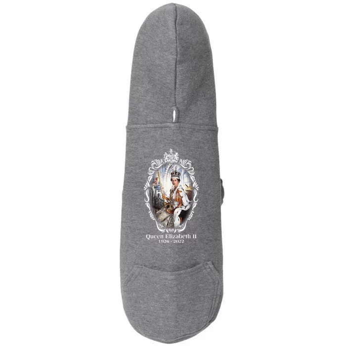 RIP Queen Elizabeth II 1926 2022 Doggie 3-End Fleece Hoodie