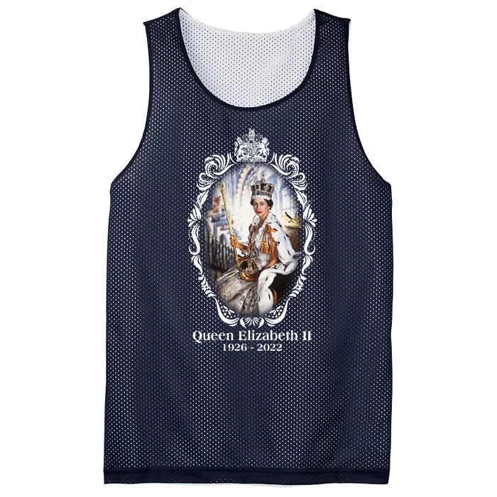 RIP Queen Elizabeth II 1926 2022 Mesh Reversible Basketball Jersey Tank