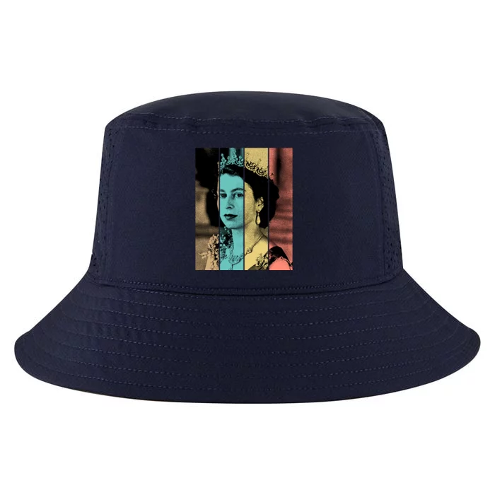 RIP Queen Elizabeth Vintage Color Block Pop Art Cool Comfort Performance Bucket Hat