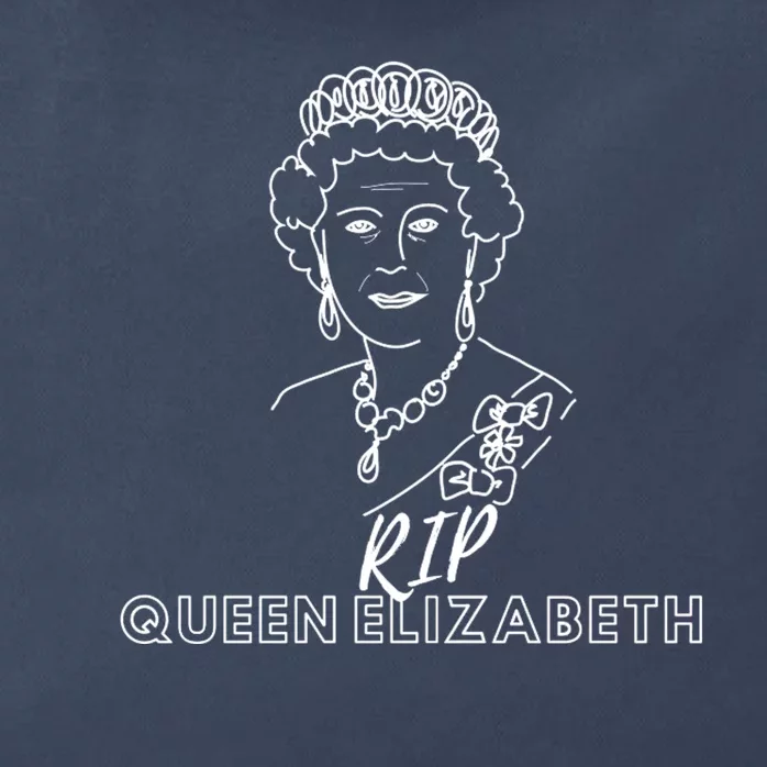 RIP Queen Elizabeth Zip Tote Bag