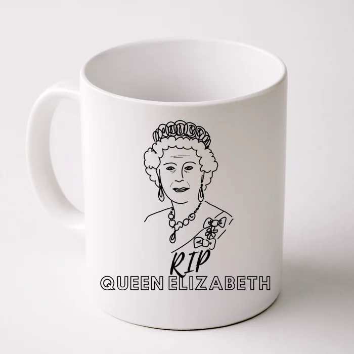 RIP Queen Elizabeth Front & Back Coffee Mug