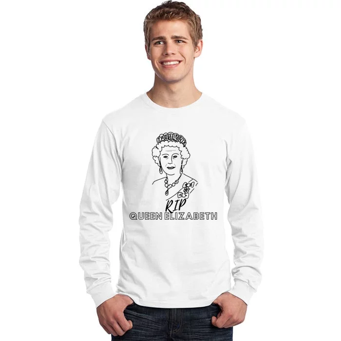 RIP Queen Elizabeth Tall Long Sleeve T-Shirt