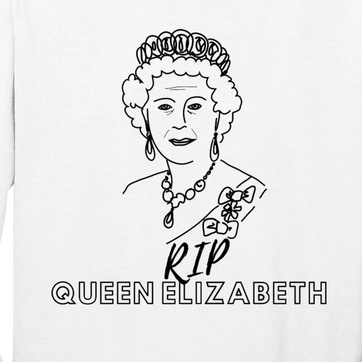 RIP Queen Elizabeth Tall Long Sleeve T-Shirt