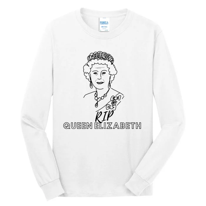 RIP Queen Elizabeth Tall Long Sleeve T-Shirt