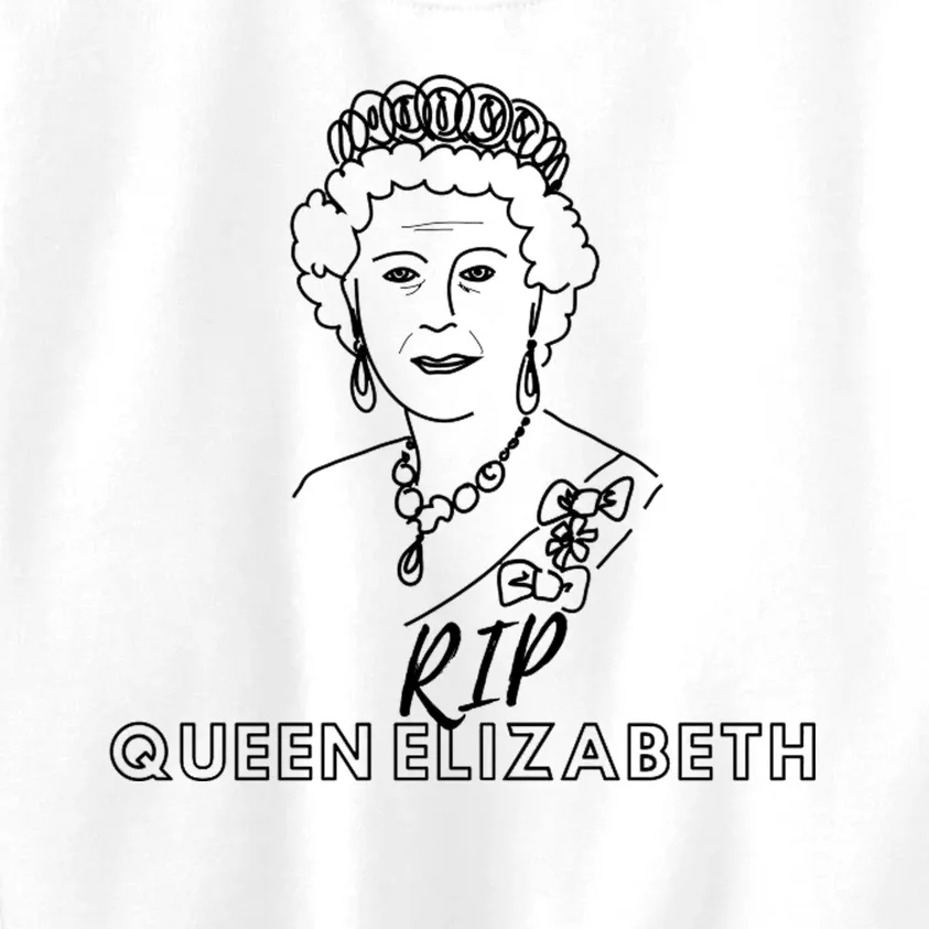 RIP Queen Elizabeth Kids Sweatshirt