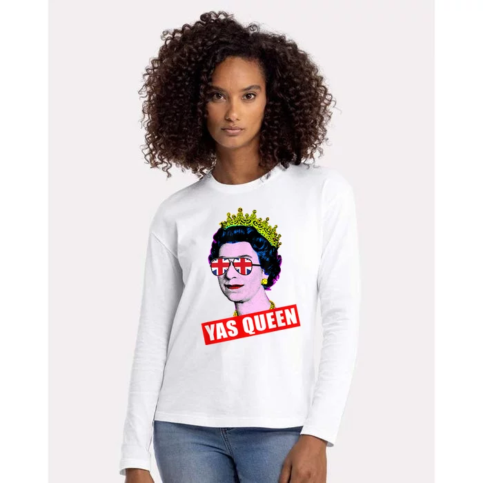 RIP Queen Elizabeth II 1926 2022 Womens Cotton Relaxed Long Sleeve T-Shirt