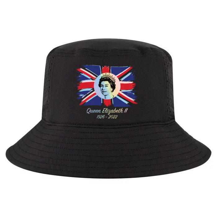 RIP Queen Elizabeth II Tribute UK Flag Colorful Cool Comfort Performance Bucket Hat