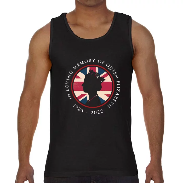 RIP Queen Elizabeth In Loving Memory Of Queen Elizabeth II Comfort Colors® Tank Top