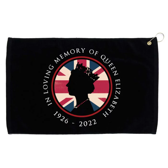 RIP Queen Elizabeth In Loving Memory Of Queen Elizabeth II Grommeted Golf Towel