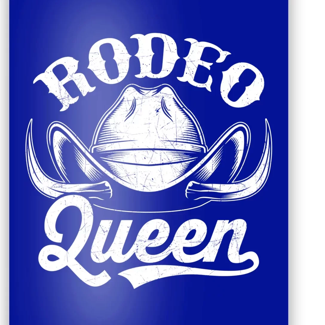 Rodeo Queen Funny Cow Cow Rodeo Horse Lover Gift Poster