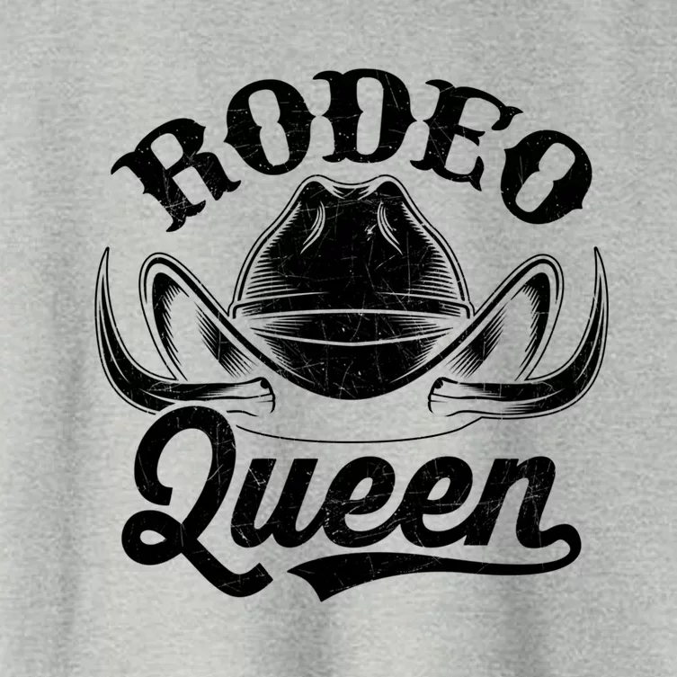 Rodeo Queen Funny Cow Cow Rodeo Horse Lover Gift Women's Crop Top Tee