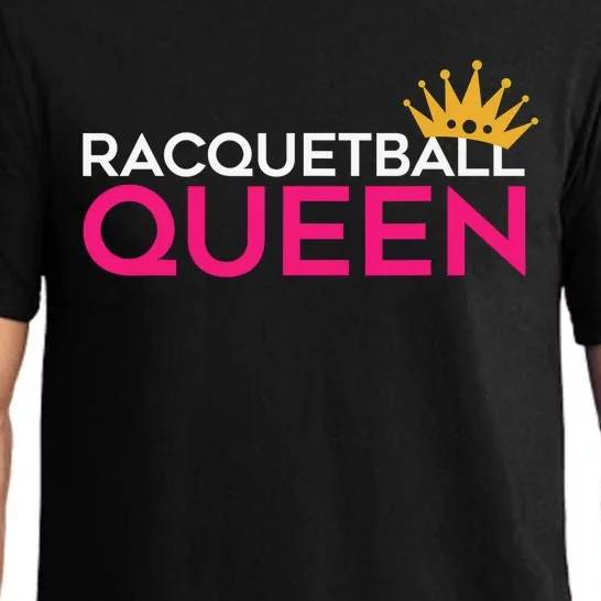 Racquetball Queen Funny Game Racquetball Player Pajama Set