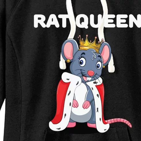 Rat Queen Girl Rat Women Rat Women's Fleece Hoodie