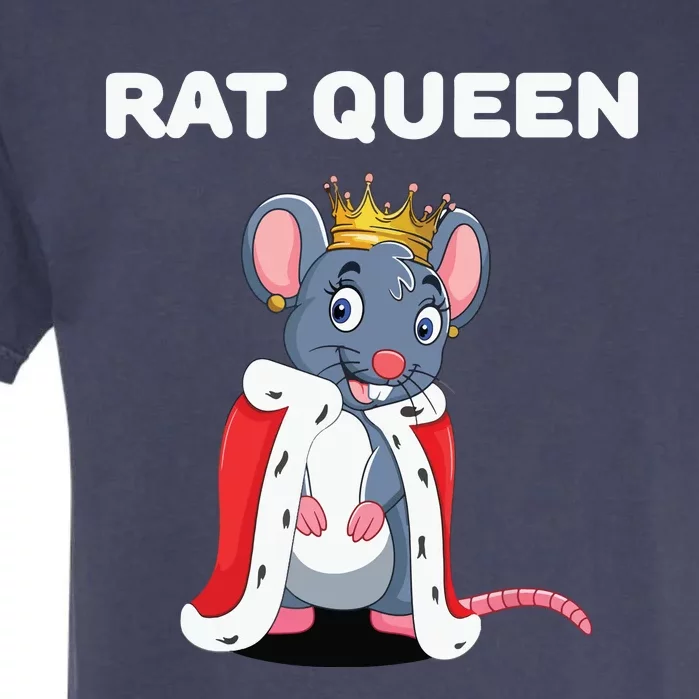 Rat Queen Girl Rat Women Rat Garment-Dyed Heavyweight T-Shirt