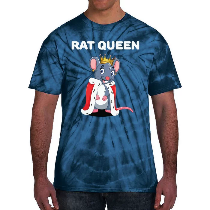 Rat Queen Girl Rat Women Rat Tie-Dye T-Shirt