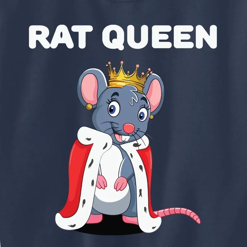 Rat Queen Girl Rat Women Rat Kids Sweatshirt