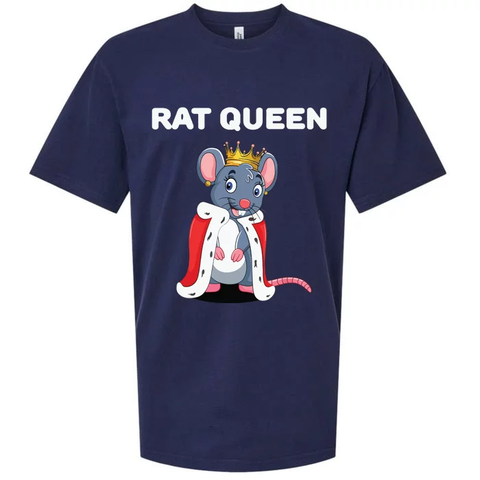 Rat Queen Girl Rat Women Rat Sueded Cloud Jersey T-Shirt