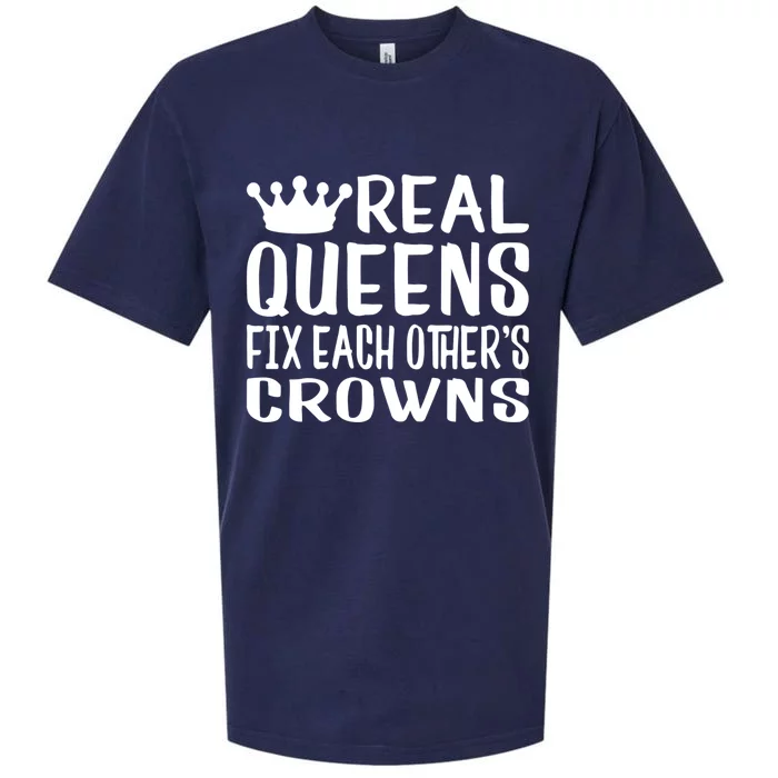 Real Queens Gift Sueded Cloud Jersey T-Shirt