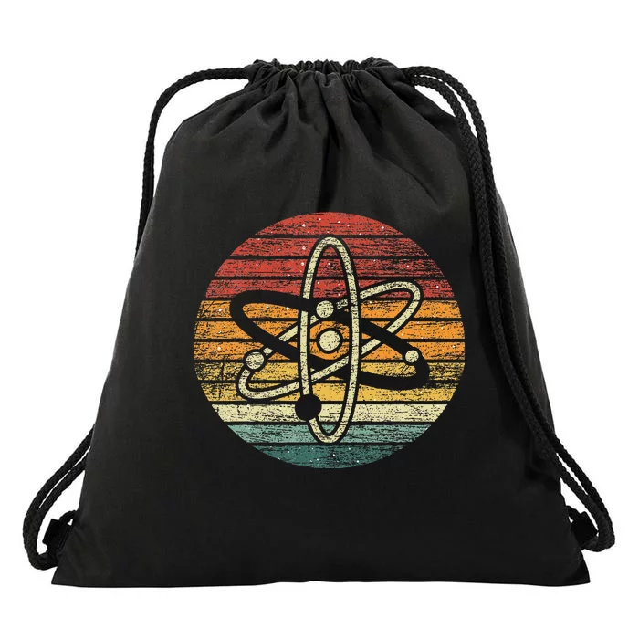 Retro Quantum Mechanics Atom Physics Drawstring Bag