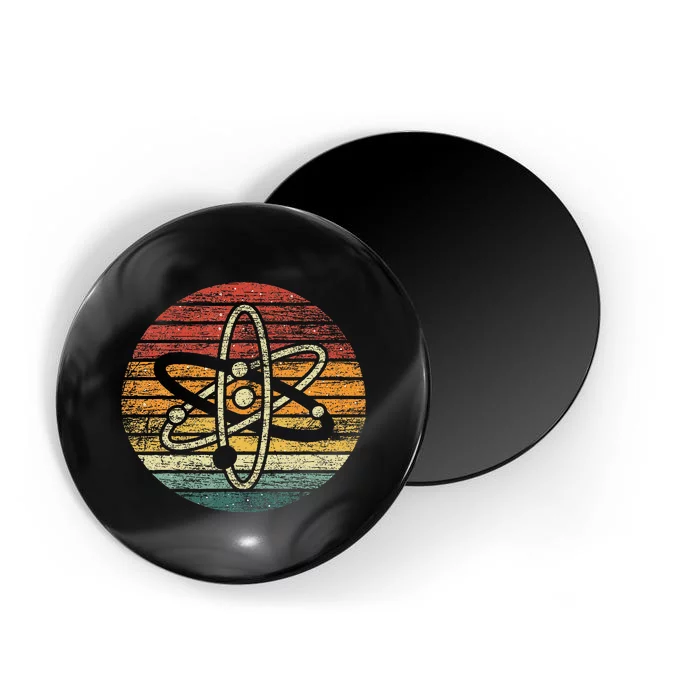 Retro Quantum Mechanics Atom Physics Magnet