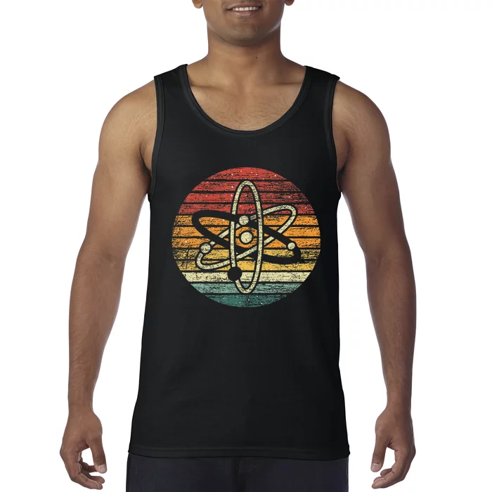 Retro Quantum Mechanics Atom Physics Tank Top