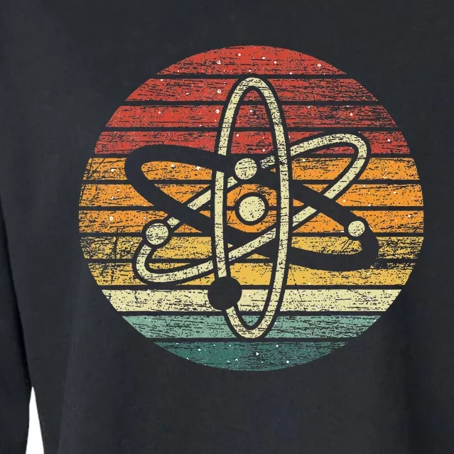 Retro Quantum Mechanics Atom Physics Cropped Pullover Crew