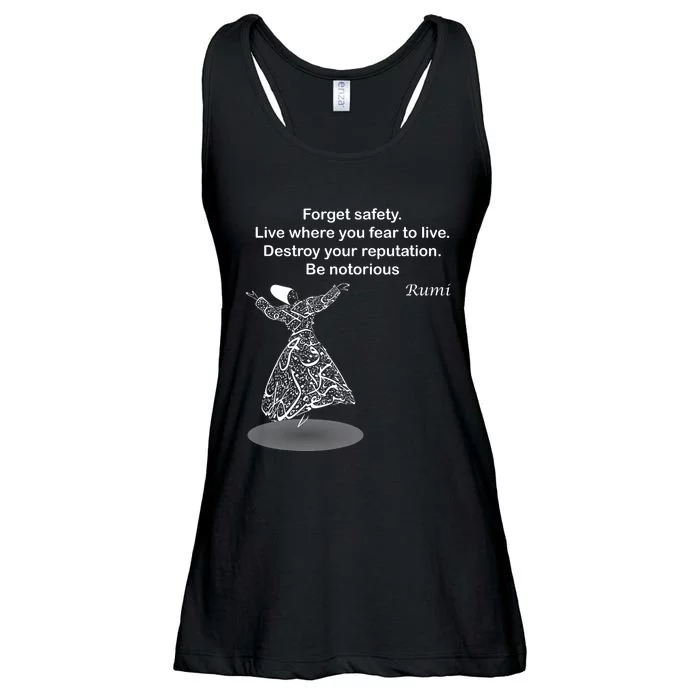 Rumi Quotes Poems Arts Ladies Essential Flowy Tank