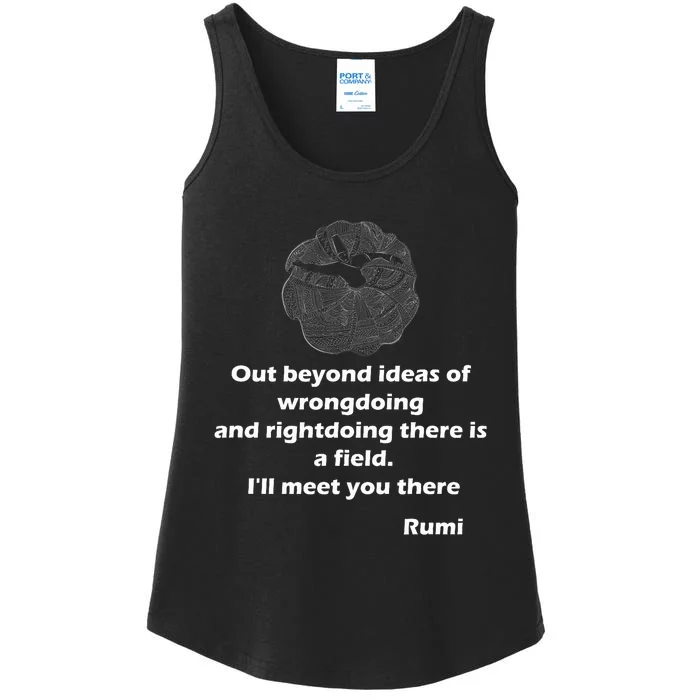 Rumi Quotes Poems Art Ladies Essential Tank