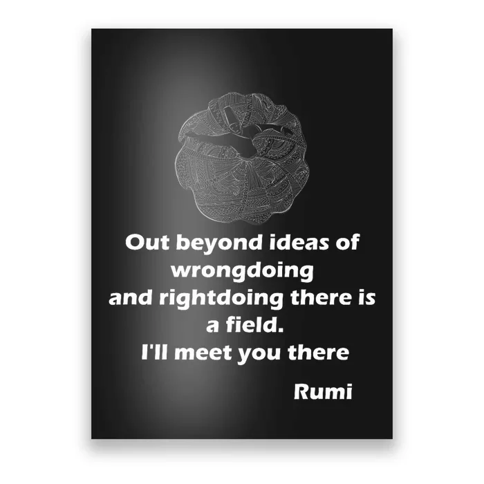 Rumi Quotes Poems Art Poster