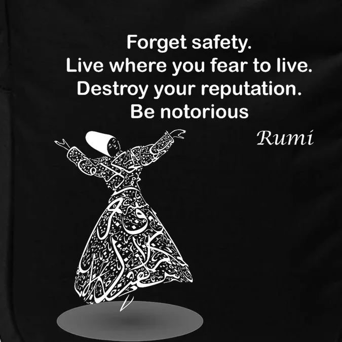 Rumi Quotes Poems Arts Impact Tech Backpack