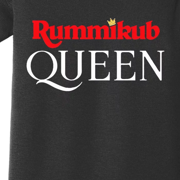 Rummikub Queen Player Fan Baby Bodysuit