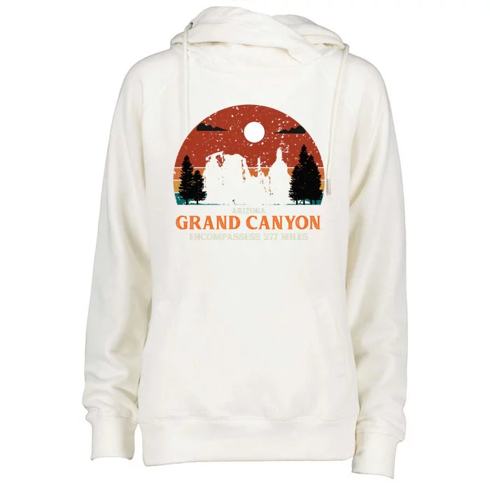 Grand Canyon National Park Womens Funnel Neck Pullover Hood