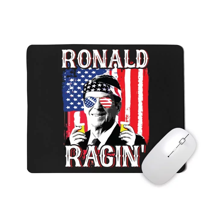 Ronald Ragin 4th Of July Merica Women American Flag Mousepad