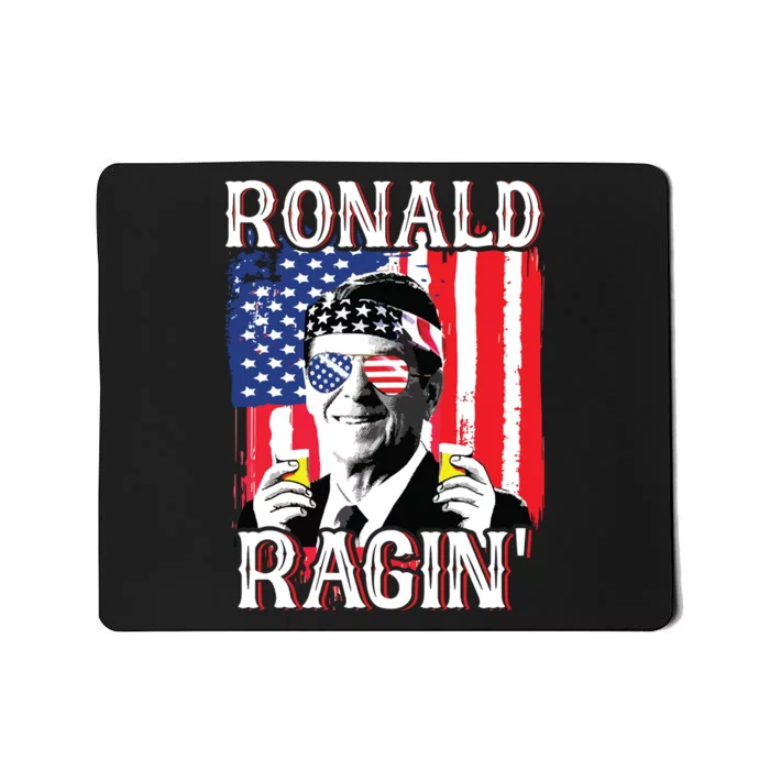 Ronald Ragin 4th Of July Merica Women American Flag Mousepad