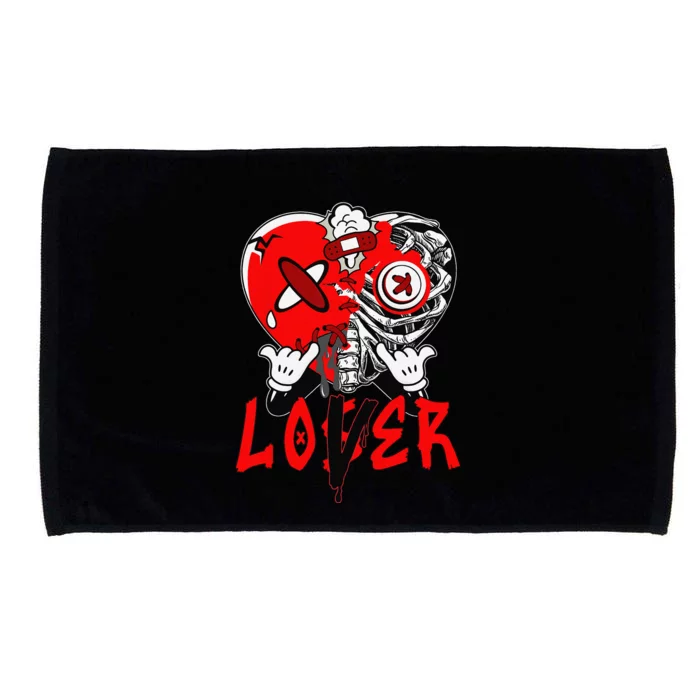 Racer Red 5s Tee To Match Loser Lover Heart 5 Racer Blue Microfiber Hand Towel