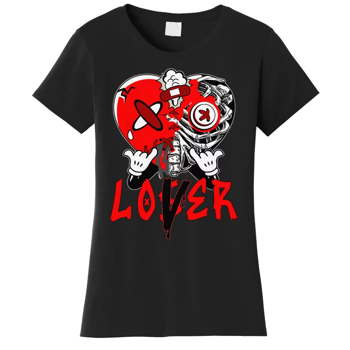 Racer Red 5s Tee To Match Loser Lover Heart 5 Racer Blue Women's T-Shirt