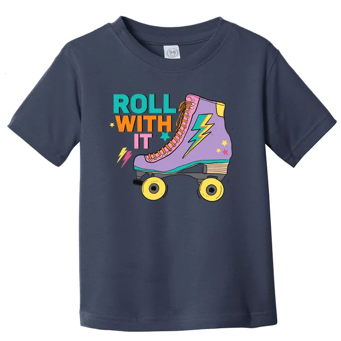 Retro Rollerskates 80S Derby Roller Skating For Teen Girl Toddler T-Shirt