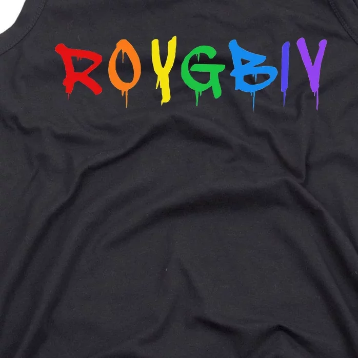 Roygbiv Rainbow Artist Art Student Teacher Tank Top