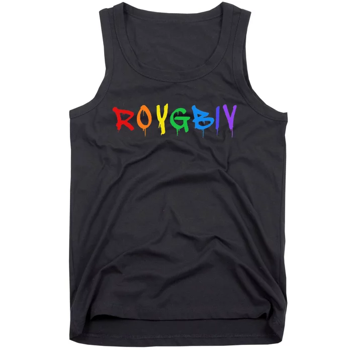 Roygbiv Rainbow Artist Art Student Teacher Tank Top