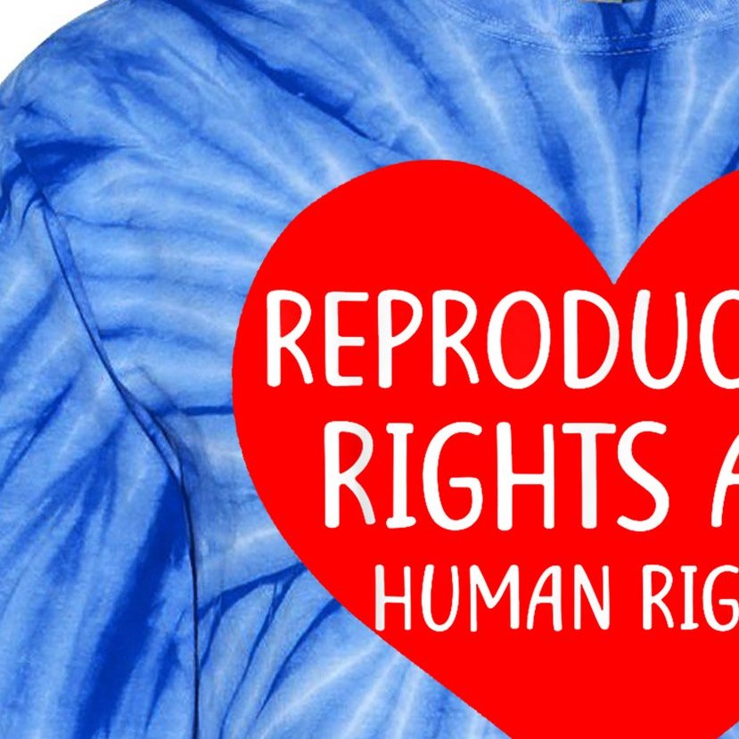 Reproductive Rights Are Human Rights Cool Gift Tie-Dye Long Sleeve Shirt