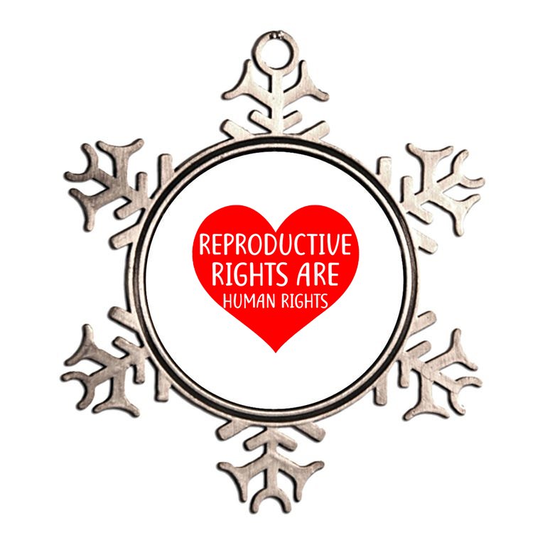 Reproductive Rights Are Human Rights Cool Gift Metallic Star Ornament