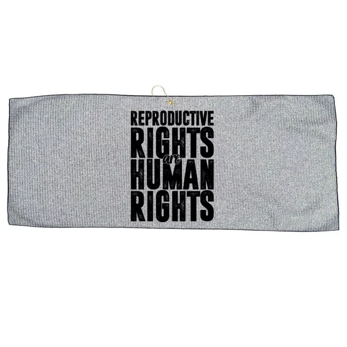 Reproductive Rights Are Human Rights Pro Choice Large Microfiber Waffle Golf Towel