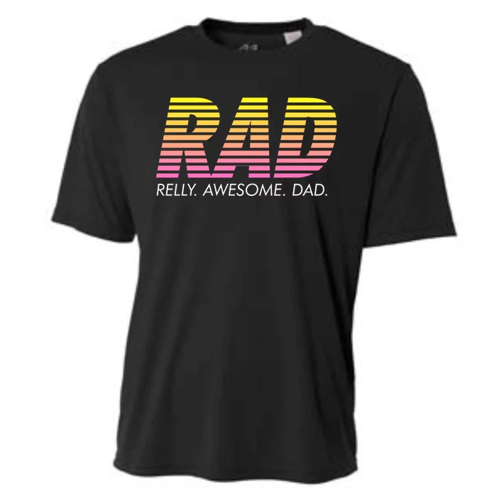 RAD Really Awesome Dad Fathers Day Cooling Performance Crew T-Shirt