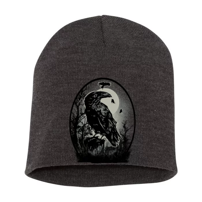 Raven Short Acrylic Beanie