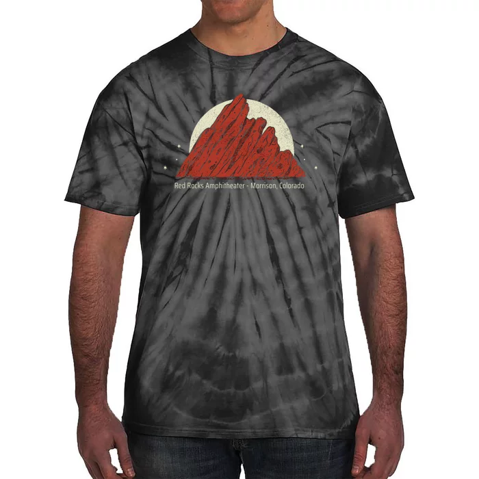 Red Rocks Amphitheater - Morrison Colorado Tie-Dye T-Shirt