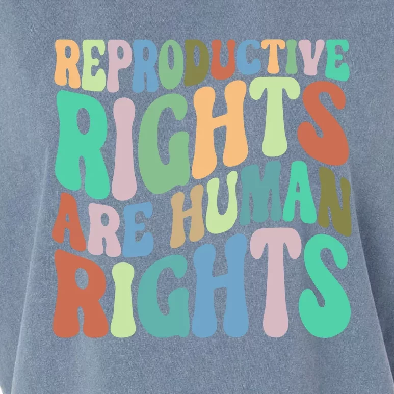 Reproductive Rights Are Human Rights Feminist Pro Choice Garment-Dyed Women's Muscle Tee