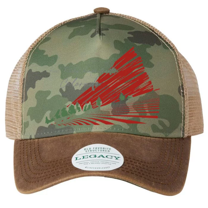 Red Rocks Amphitheater Colorado Legacy Tie Dye Trucker Hat